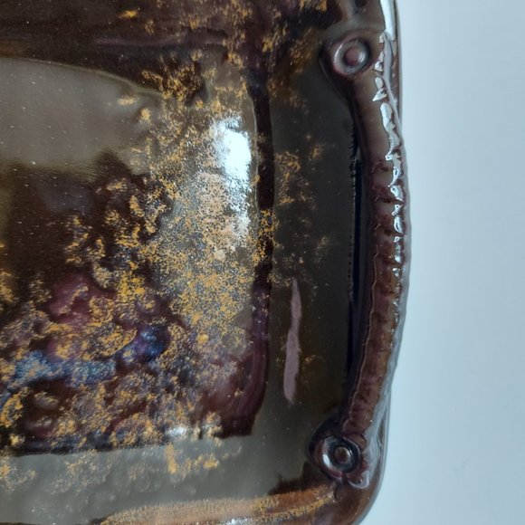 Beautiful Rectangular Pottery Tray - Picture 5 of 12